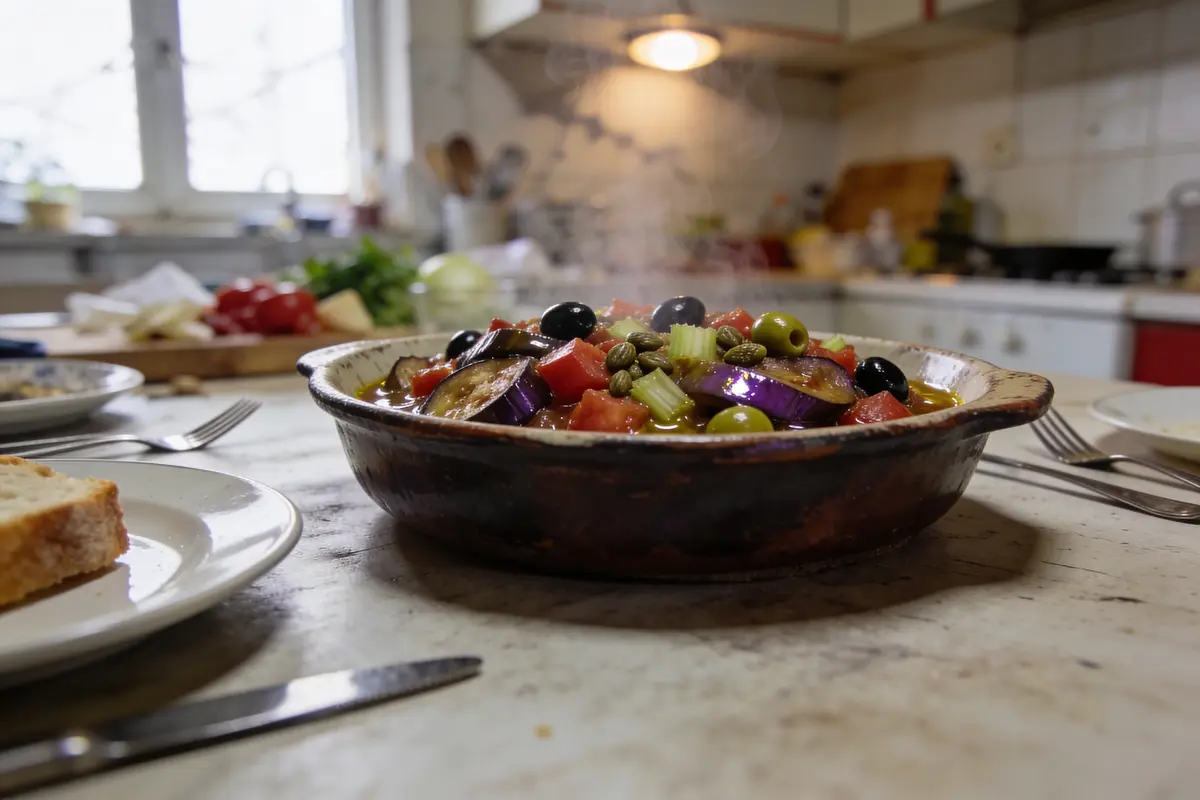 Caponata sicilienne de ma grand-mère : La vraie recette italienne !