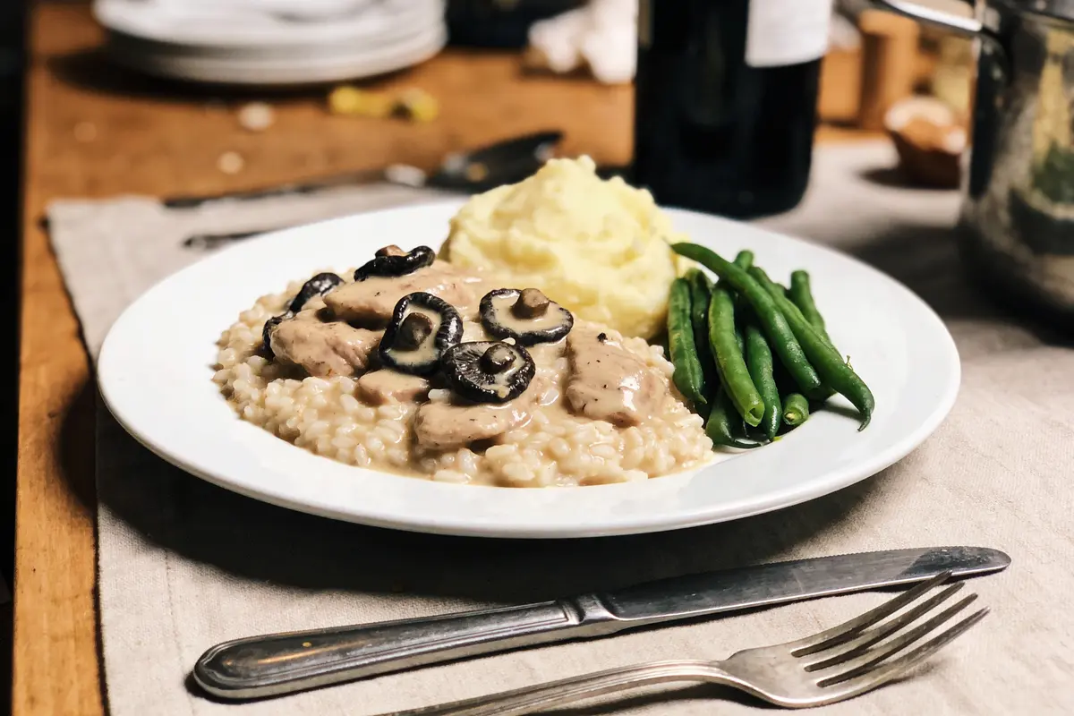 Quel accompagnement avec des ris de veau aux morilles et vins ?