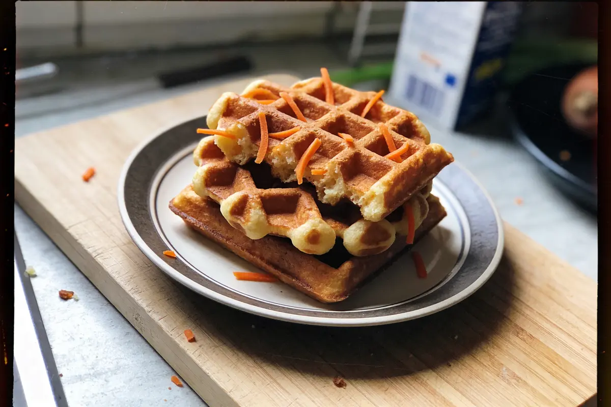 Gaufre aux Carottes : Recette salée à délicieuse tester !