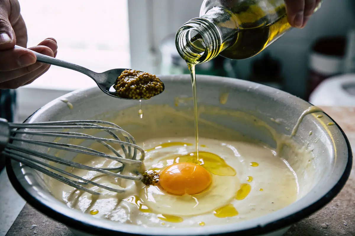 Mayonnaise à l’huile d’olive : Recette maison simple et délicieuse !