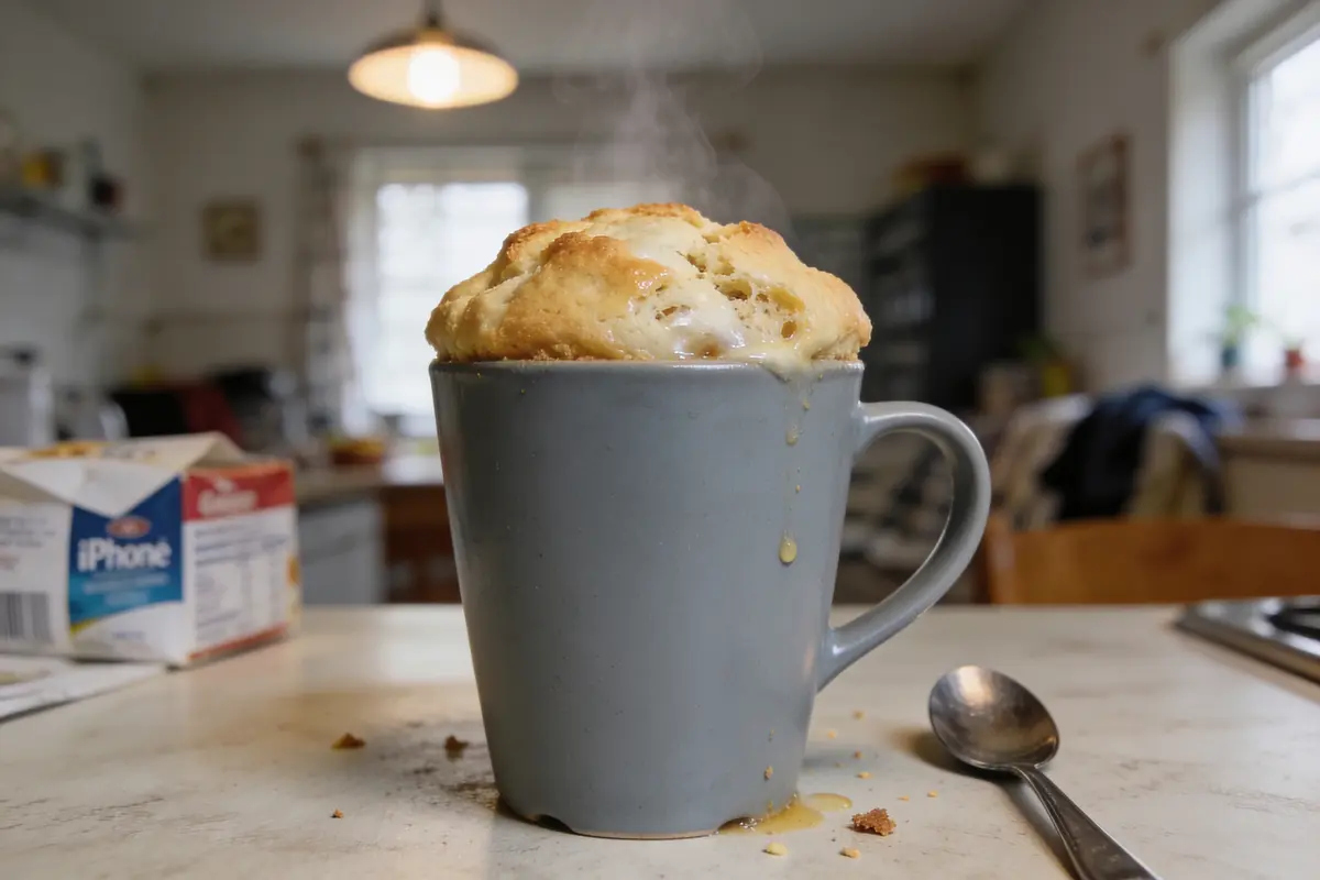 Mug Cake Nature : La Recette Express Prête en 5 Minutes !