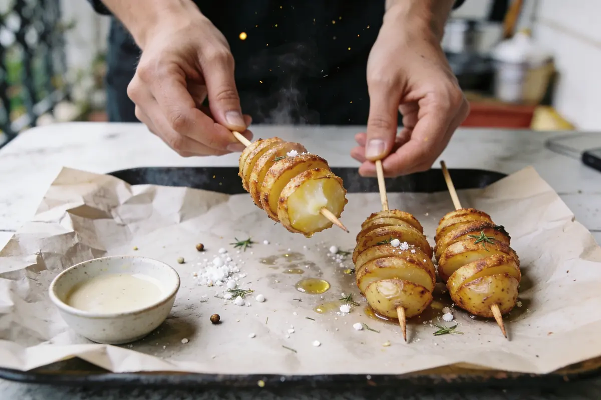 Pommes de terre spiralées : La recette croustillante aux épices !